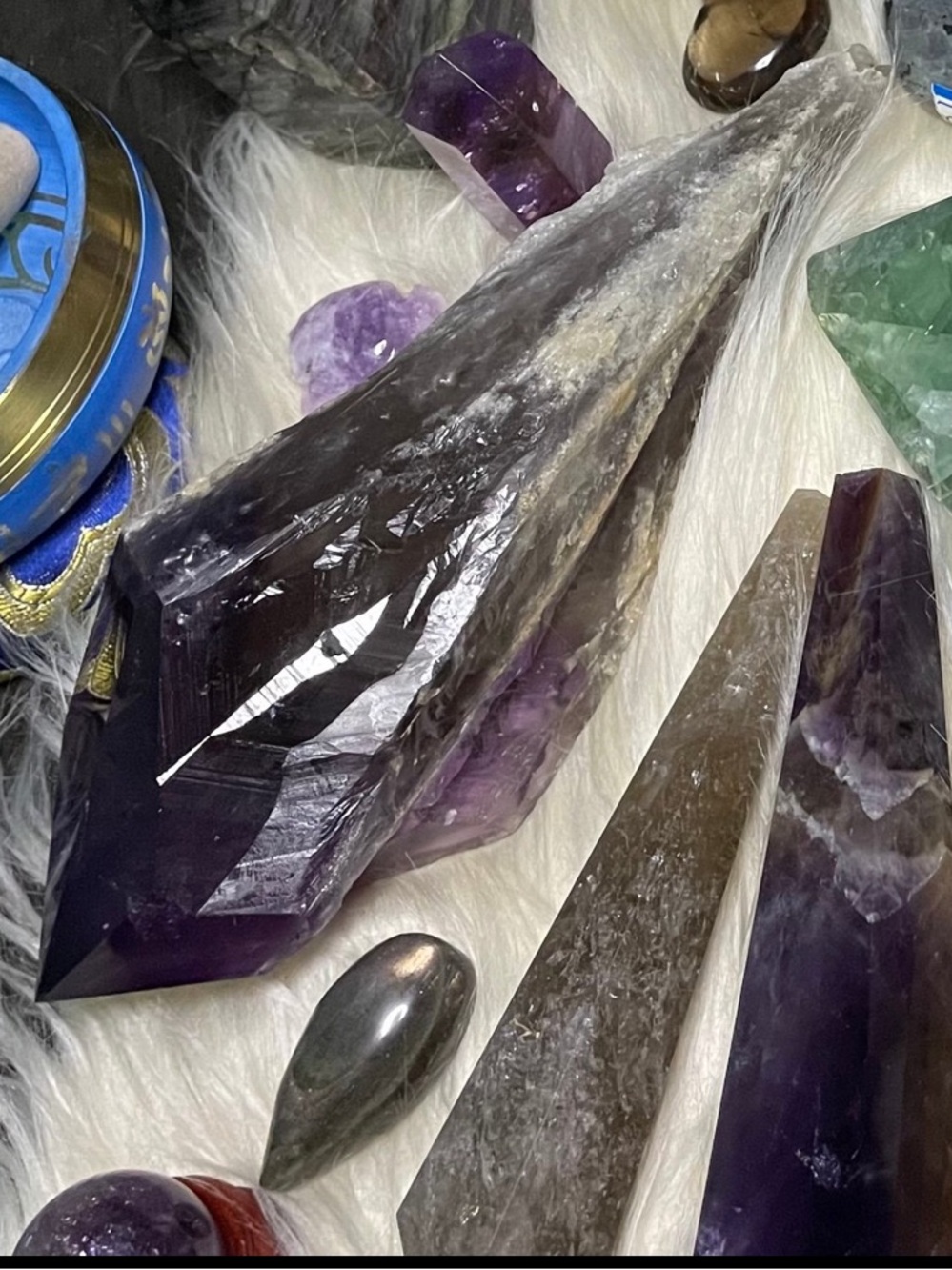 Extra large Amethyst Root Wand